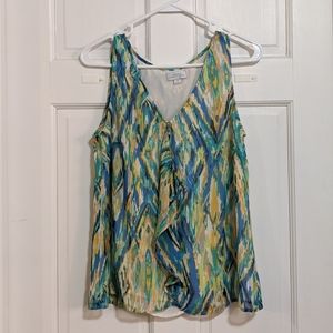 Colorful tahari blouse